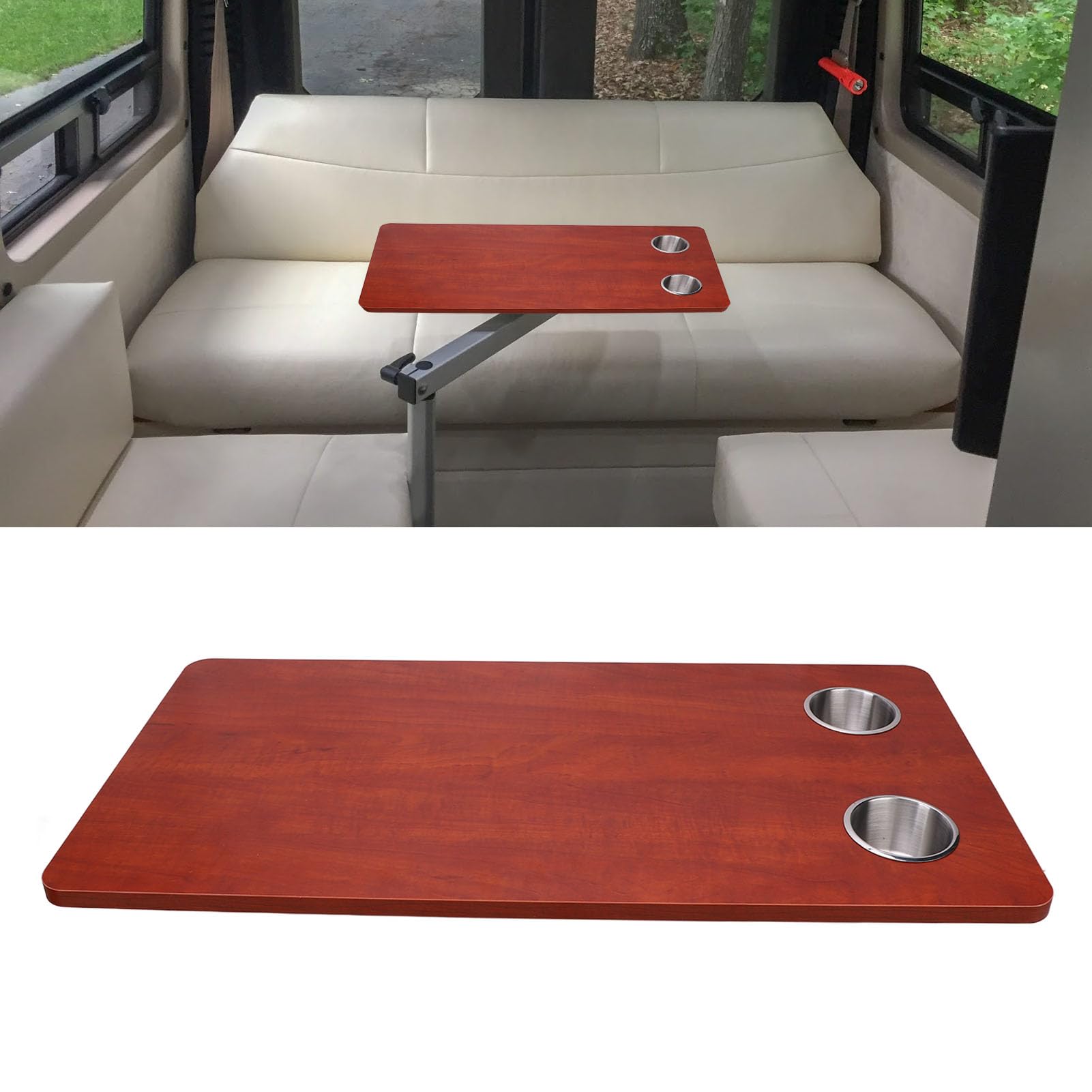 RV Table Dessus En Bois Massif Table à Manger Dessus pour Campervan Bateau Yacht Decks