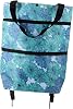 Shopping Trolley with Wheels, Shopping Bag with Rolling Wheels, Foldable Shopping Trolley, Shopping Cart Carry Bag, on, Folding with Pull Handle, As Shown,