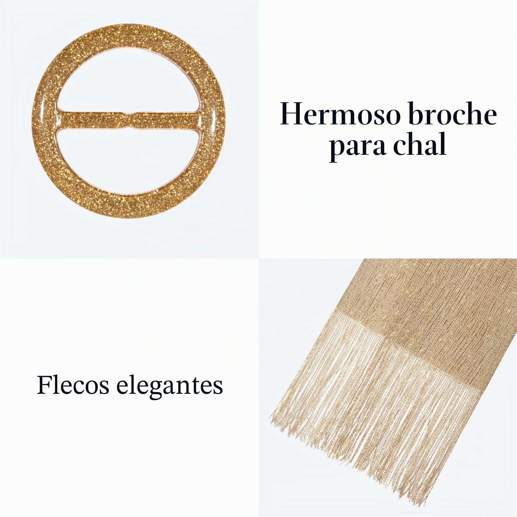 Rheane - Chales y estolas para vestidos de noche con hebilla, para vestidos de fiesta, boda o de noche, para mujer