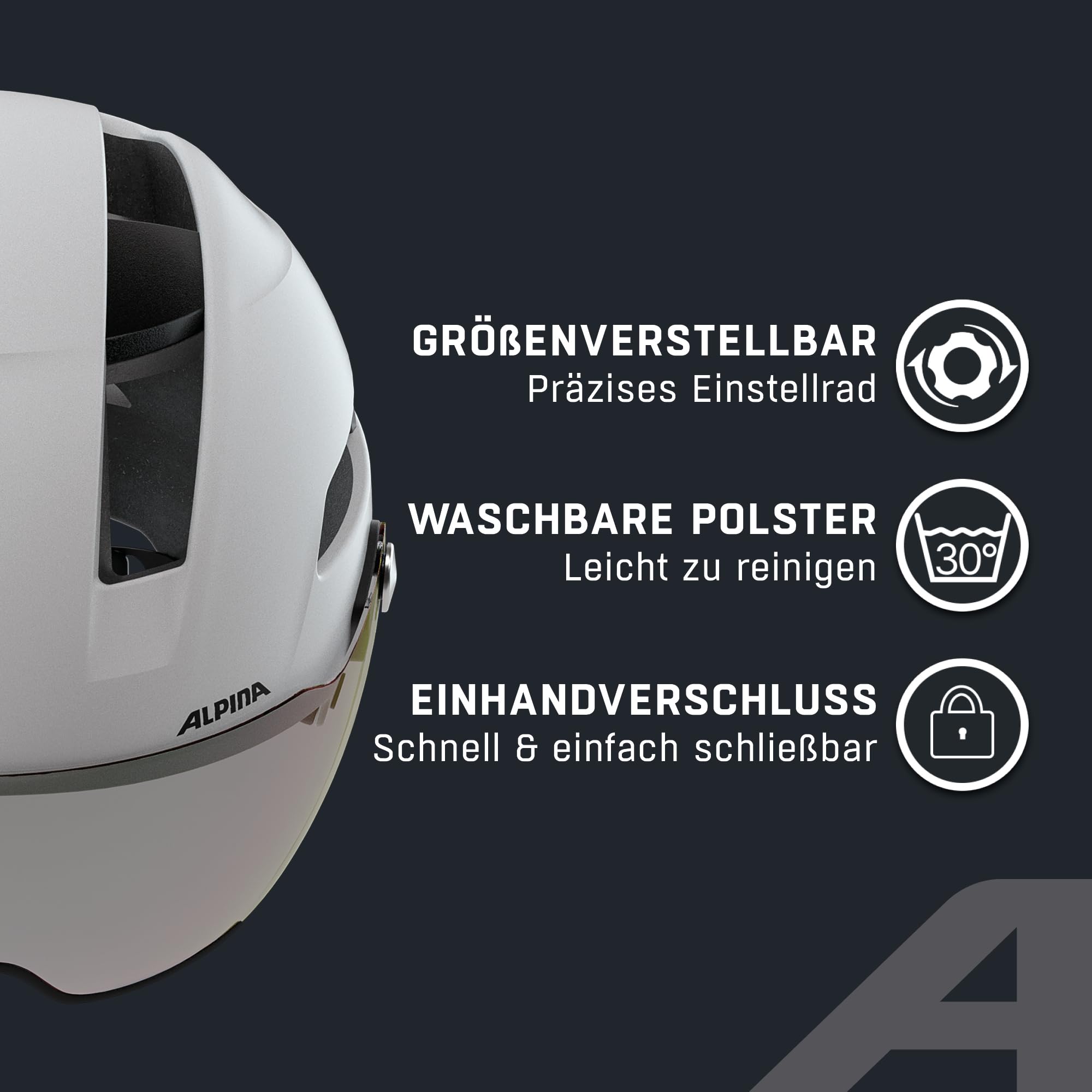 Alpina Unisex-Erwachsene SOHO Visor V Fahrradhelm