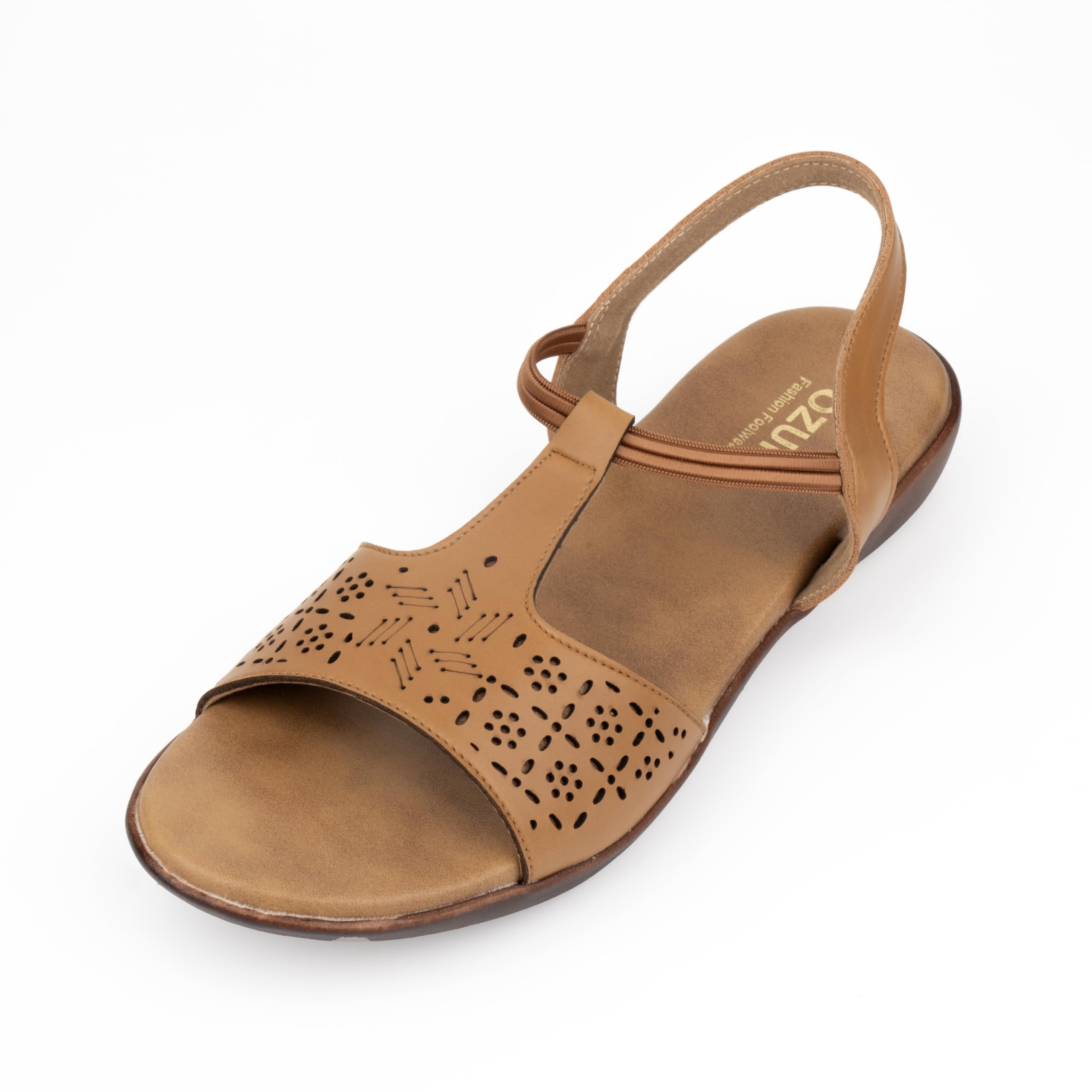 OZURI Womens Casual Open Toe Flat Sandal - (12450) (TAN, 8) (B0CKRHYTJX) Amazon Price History, Amazon Price Tracker
