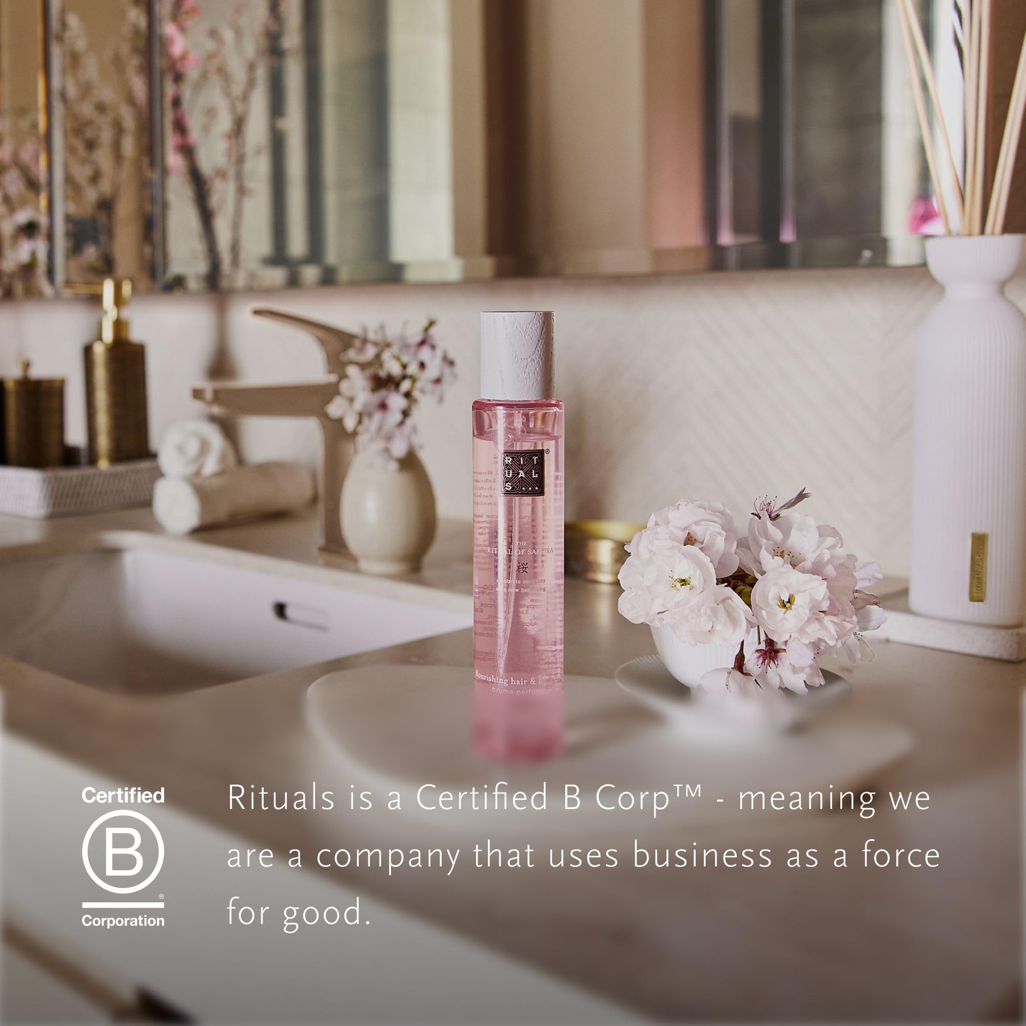 RITUALS Bruma para el cuerpo y el cabello de The Ritual of Sakura - con Flor de Cerezo - Aroma floral y delicado - 50 ml