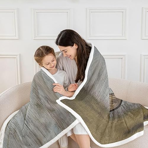 Miniatura 2 de Golf Printed Bed Blanket,Ball Game Lovr Throw Blanket Lightweight Soft Cozy,Retro Simple Style Flannel Blankets for Sofa Bedroom Office,Brown