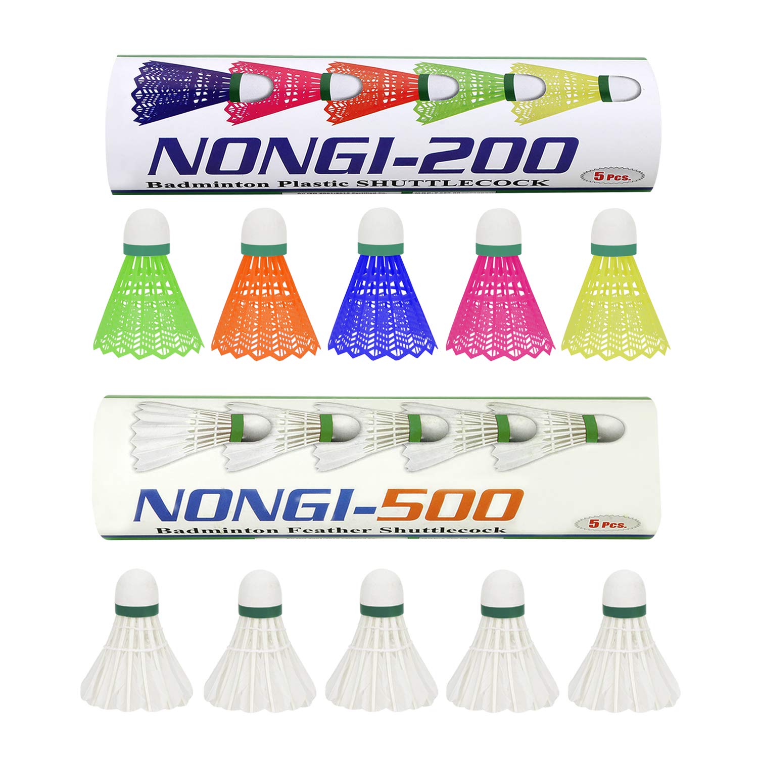 See full amazon price history chart for NONGI 500 Badminton Shuttlecocks Plastic and Feather Shuttle Combo Pack of 10 shuttles (5 White Feather shuttles + 5 Multicolor Plastic Shuttles) for Outdoor and Indoor Badminton Sports NONGI 500 Badminton Shuttlecocks Plastic and Feather Shuttle Combo Pack of 10 shuttles (5 White Feather shuttles + 5 Multicolor Plastic Shuttles) for Outdoor and Indoor Badminton Sports (B08FCDZD9T) Amazon Price History, Amazon Price Tracker
