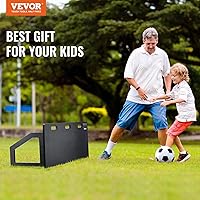 Vista 7 de VEVOR Soccer Rebounder Board, Portable Soccer Wall with 2 Angles Rebound, Foldable HDPE Kickback Rebound Board, Soccer Training Equipment for Kids