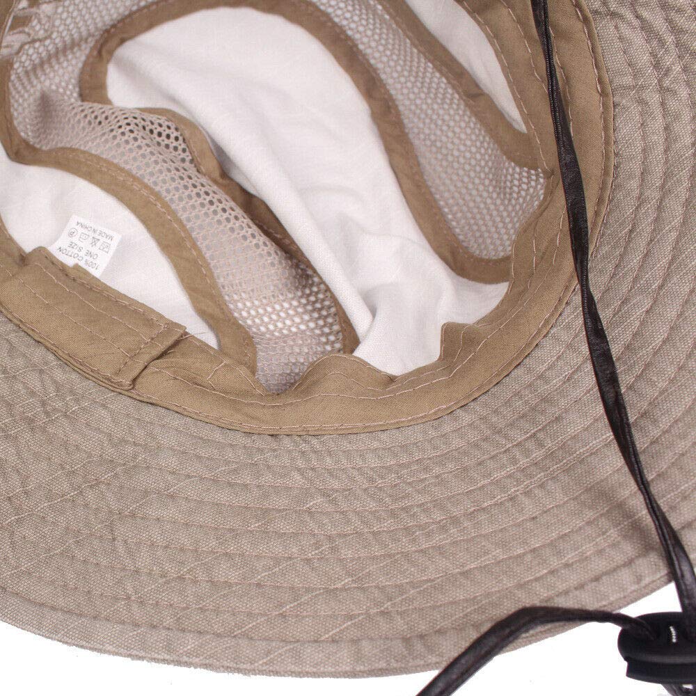Cappello Da Sole Con Zanzariera UPF 50+ - Cappello Da Pescatore Unisex, Asciugatura Rapida, Con Rete Per Viso E Collo - Ideale Per Pesca, Trekking, Campeggio