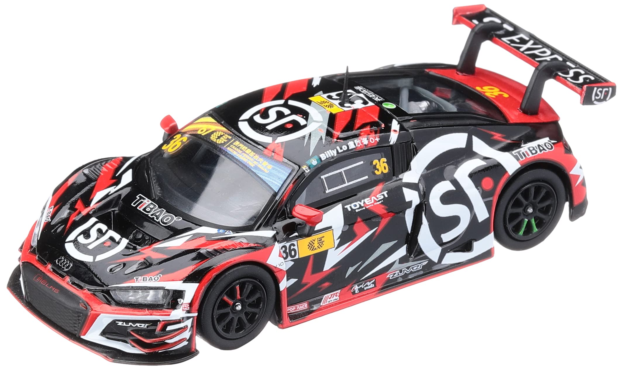 Amazon | POP RACE 1/64 アウディ R8 LMS SF Express 2020 完成品 