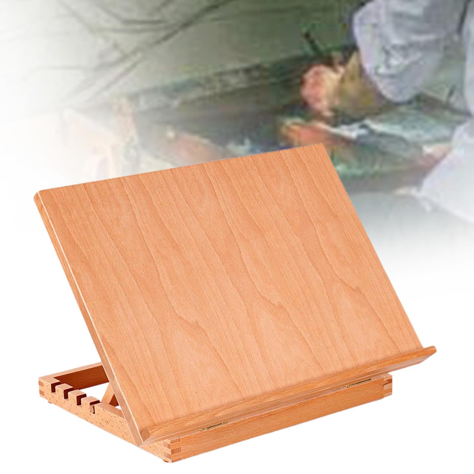 Caballete de Mesa Ajustable para Pintores, Caballete de Pintura, para Bocetos, Pintura Portátil, Dibujo a Partir de Libros de Cocina.