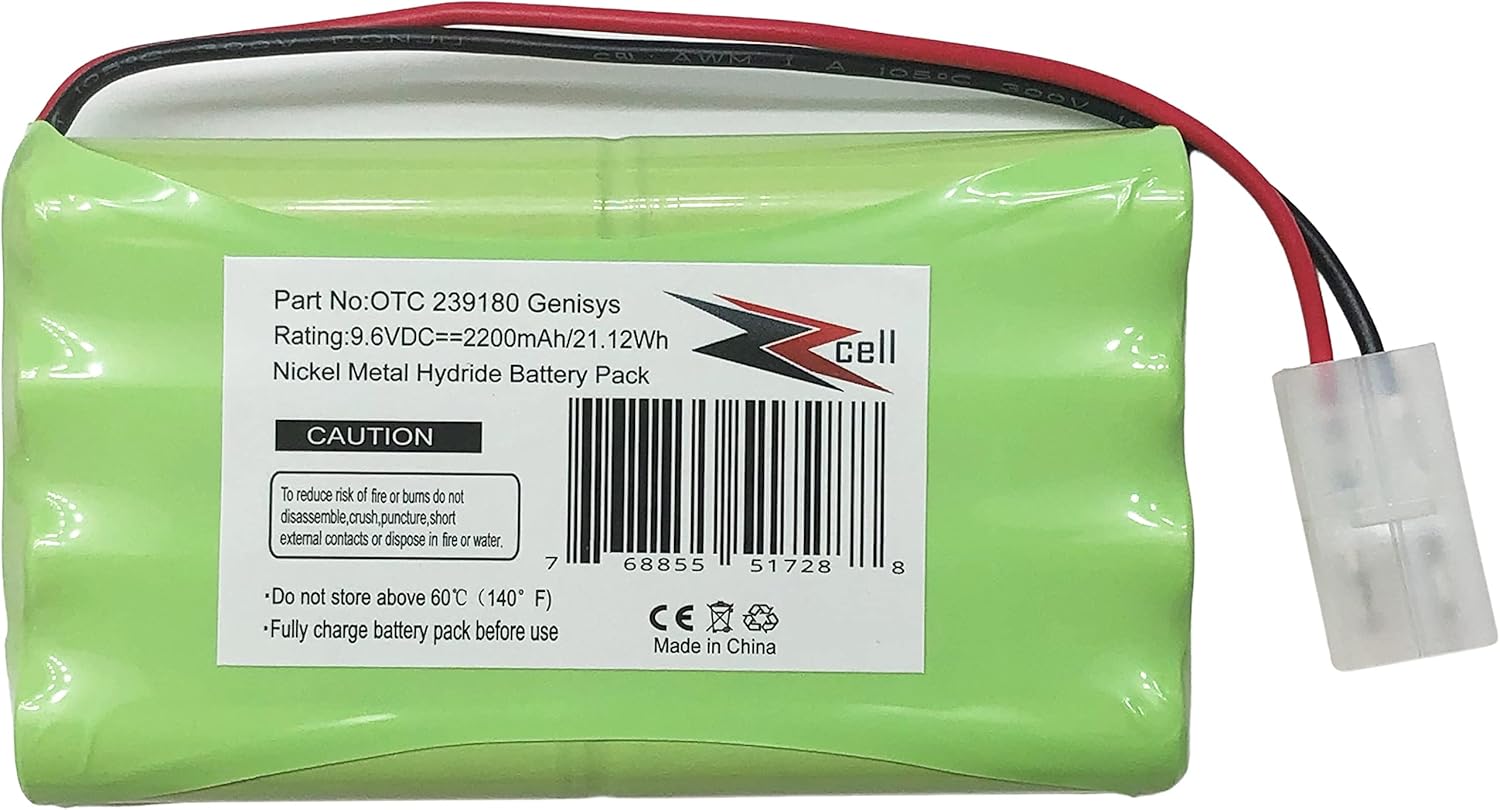 ZZcell® High Capacity Battery Replacement for Matco Determinator 239180, 2200mAh