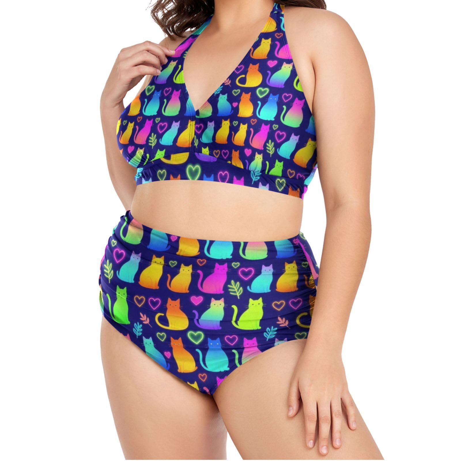 FRODOTGV Stroje kąpielowe damskie plus size L-4XL