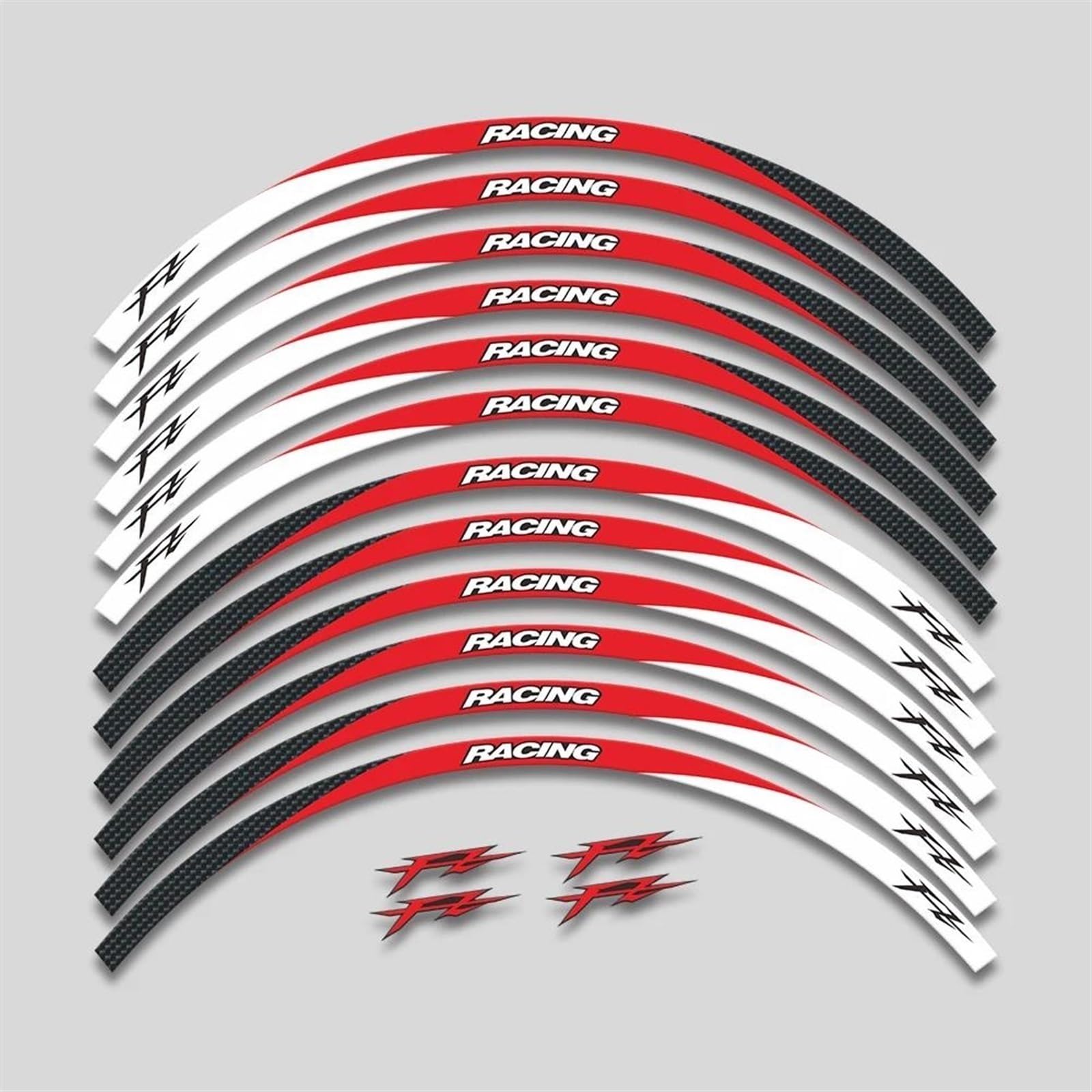 Stickers Motorcycle Wheel Stickers Reflective Decorative for FAZER FZ FZ1 FZ6 FZ07 FZ8 FZ09 FZ10 FZS1000(Style 14)