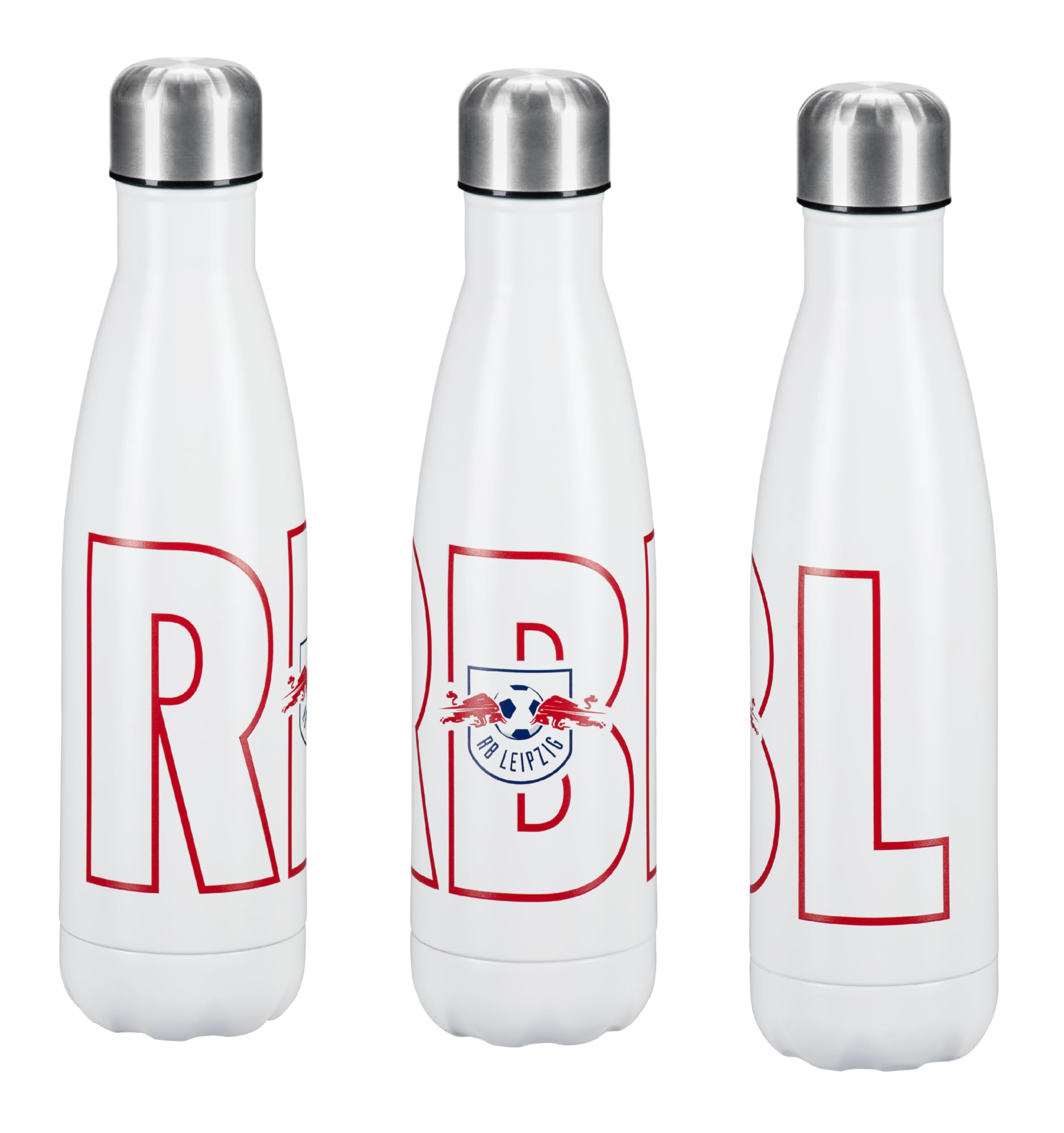 RB Leipzig Isolierflasche - Dynamic - weiß | Thermoflasche | 0.5 l | Flasche | RBL - Plus Lesezeichen Wir lieben Fußball