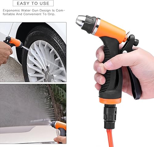 Miniatura 2 de Kit de lavadora de coche  Lavadora a presión portátil de 12 V con bomba de agua para coche, 100 W 130 PSI, kit eléctrico de lavado de agua de alta