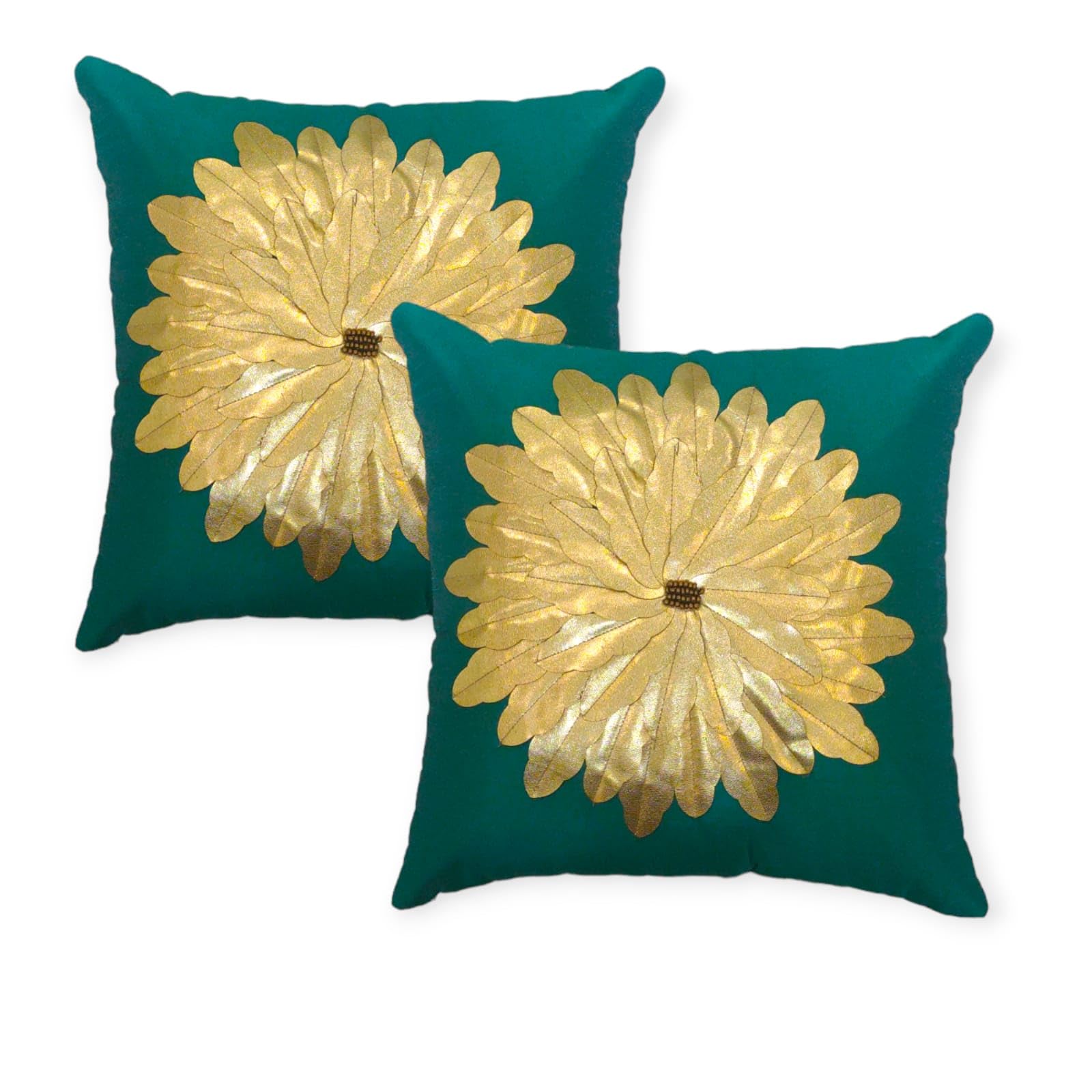 MONKDECOR (O.F Beautiful Decorative Cushion Cover Pack of 2 Pieces (Size-16x16 Inches) Sunshine-Green (B0CK5QRDGT) Amazon Price History, Amazon Price Tracker