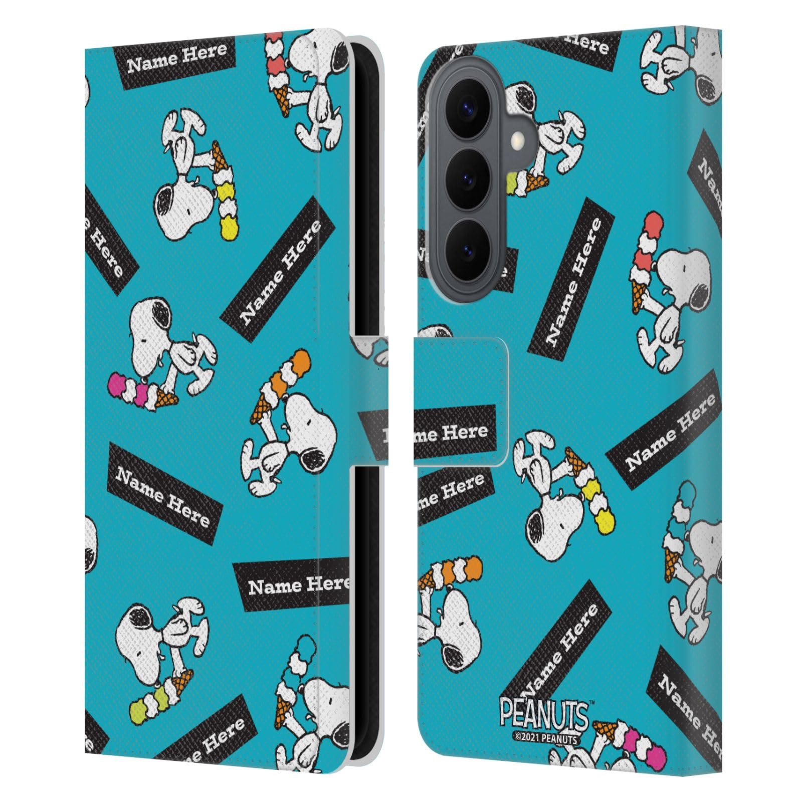 Coque Peanuts Samsung S26 Plus personnalisable en cuir idée cadeau Snoopy unique - 7
