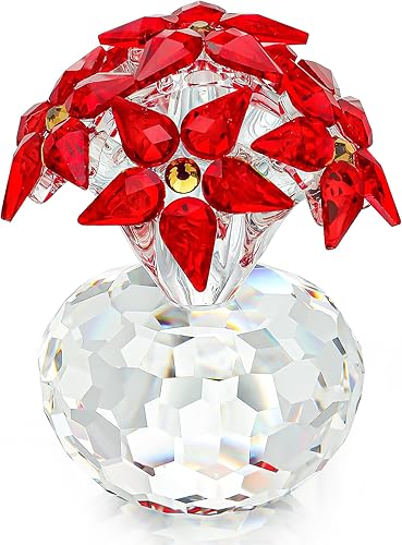 Vista 42 de H&D HYALINE & DORA Figura coleccionable de trébol de cuatro hojas de cristal, regalos de flores de la suerte para mamá, novia, mujer, adorno de Verde