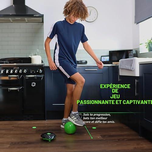 Strikesphere, Soccer Bot Indoor Football Trainer, Football Gifts for Boys & Girls, One Size, Black - 4
