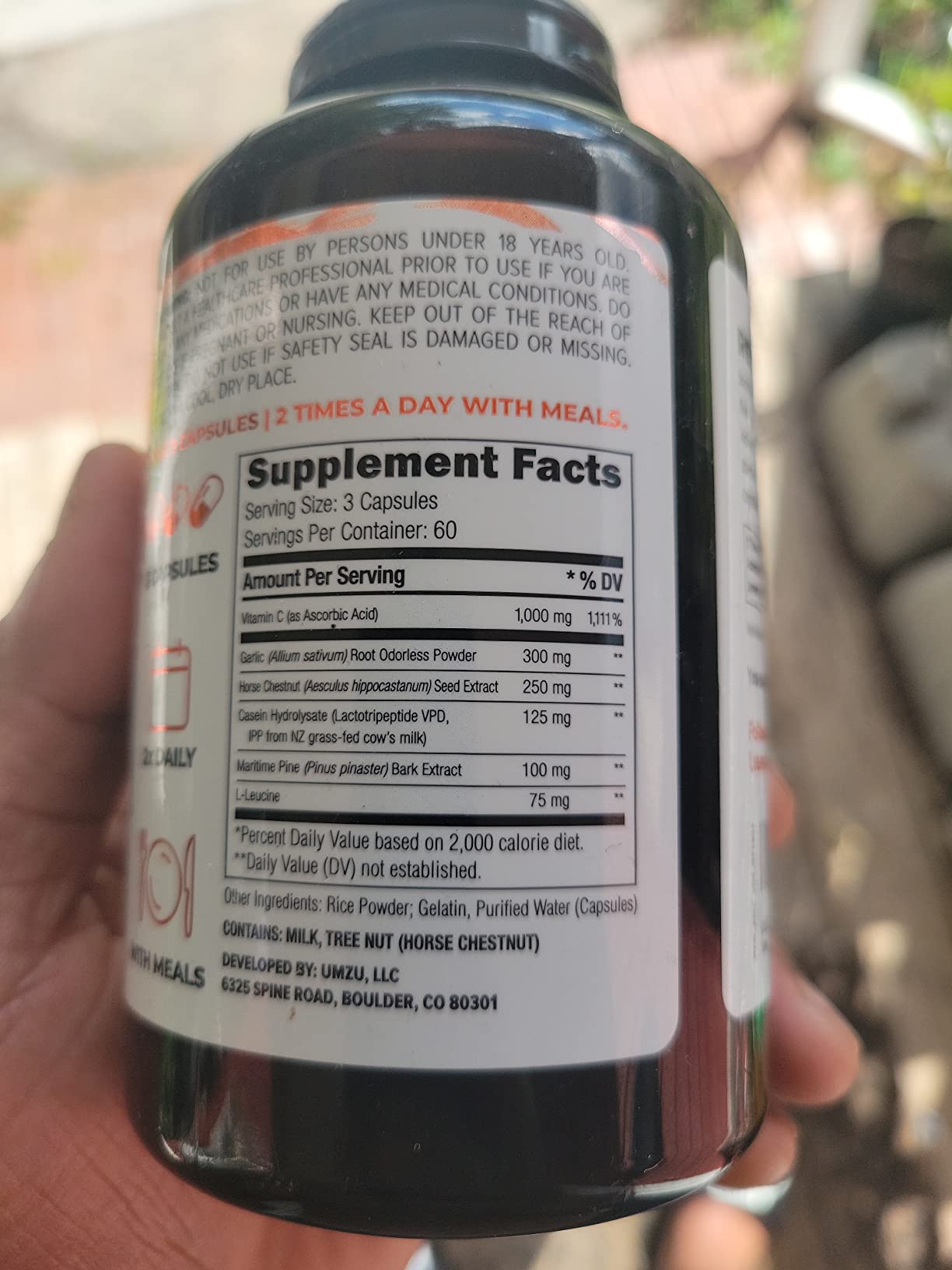 9/mo Finance UMZU Redwood Nitric Oxide Booster Supplement to