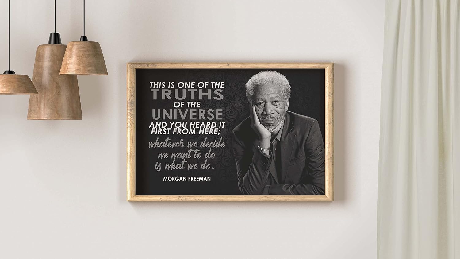 Vincit Veritas Morgan Freeman Motivational Poster Quote Inspirational Quotes Classroom Posters Movie Voice Actor Awards Homeschool Narrator Movies Audible Black History Month Shashank Redemption P082 image 4