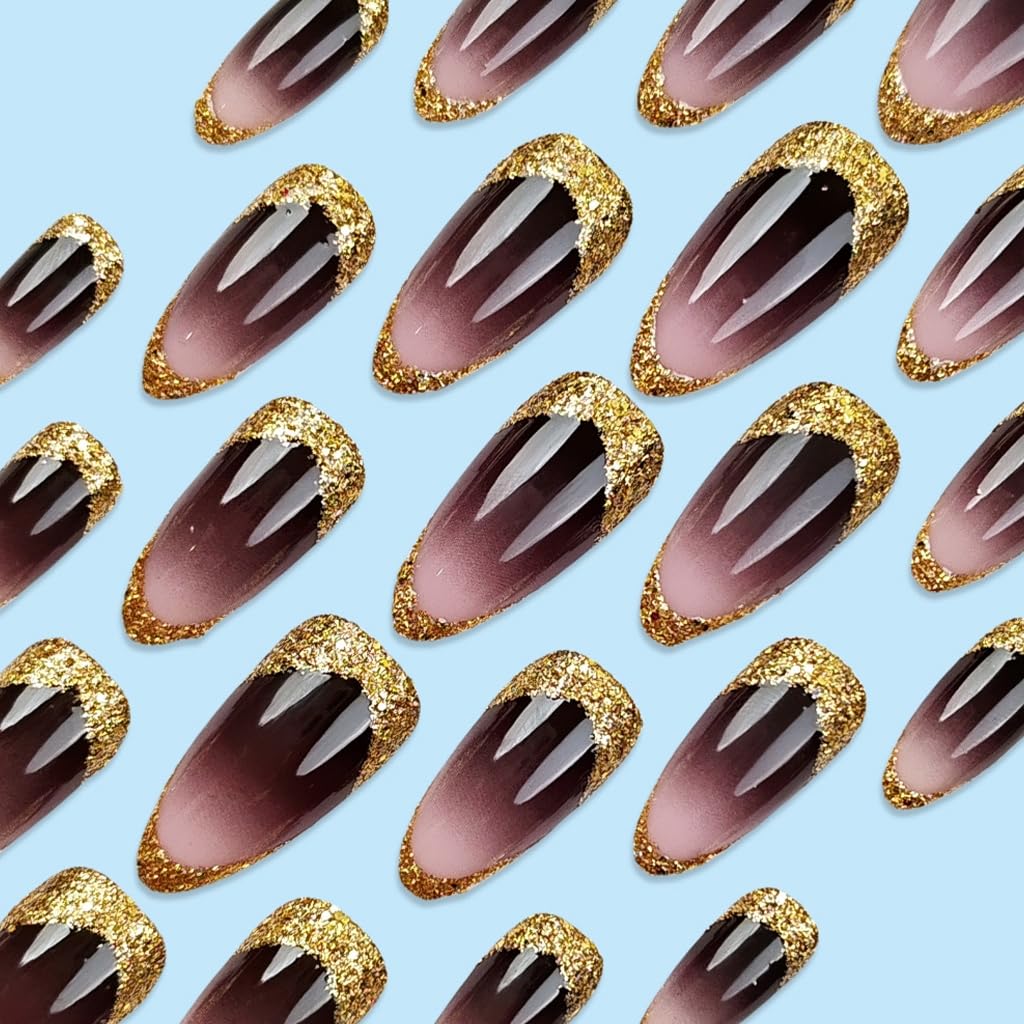,Fake Nails Stick Glues on Nails False Nails Acrylic Nails Artificial False Nails for Nails Art Designs