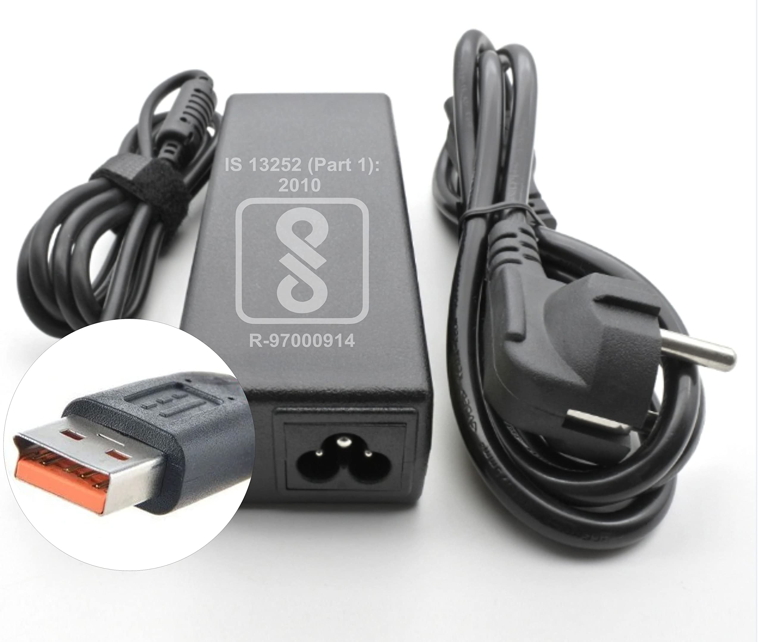 45w Yoga3 Pin/Tip Laptop Adapter Charger Made for Lenovo Miix adl40wdc adl40wdh Yoga 3-1170 Pro 3 4 1370 700-11isk 900 adl40wda gx20h34904 Core i3 i5 i7 20v 2.25a (with Power Cable/Cord)