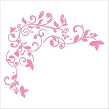 Custom Guitar Sticker Vine of Life Decal Guitars, Basses & Musical Instruments,Colour Options. Pink