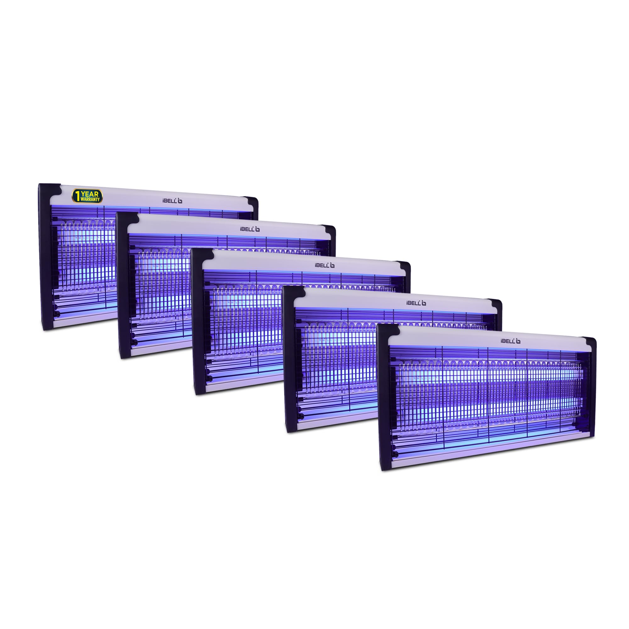 iBELL M215IK Electric Insect Eliminator Machine Pack of 5 | 30W UV Light | Fly Catcher for Home, Restaurant, Hotel & Office | Silent Operation, Easy to Clean