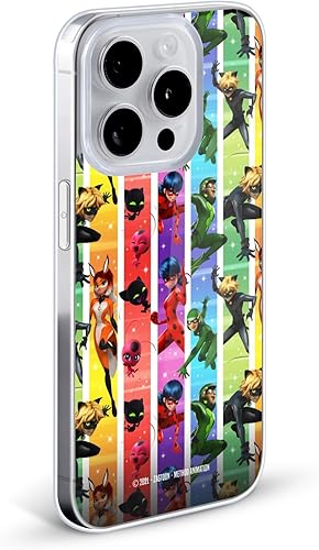 Miniatura 2 de Head Case Designs Funda de gel suave con licencia oficial de Miraculous Tales of Ladybug & Cat Noir compatible con Apple iPhone 13