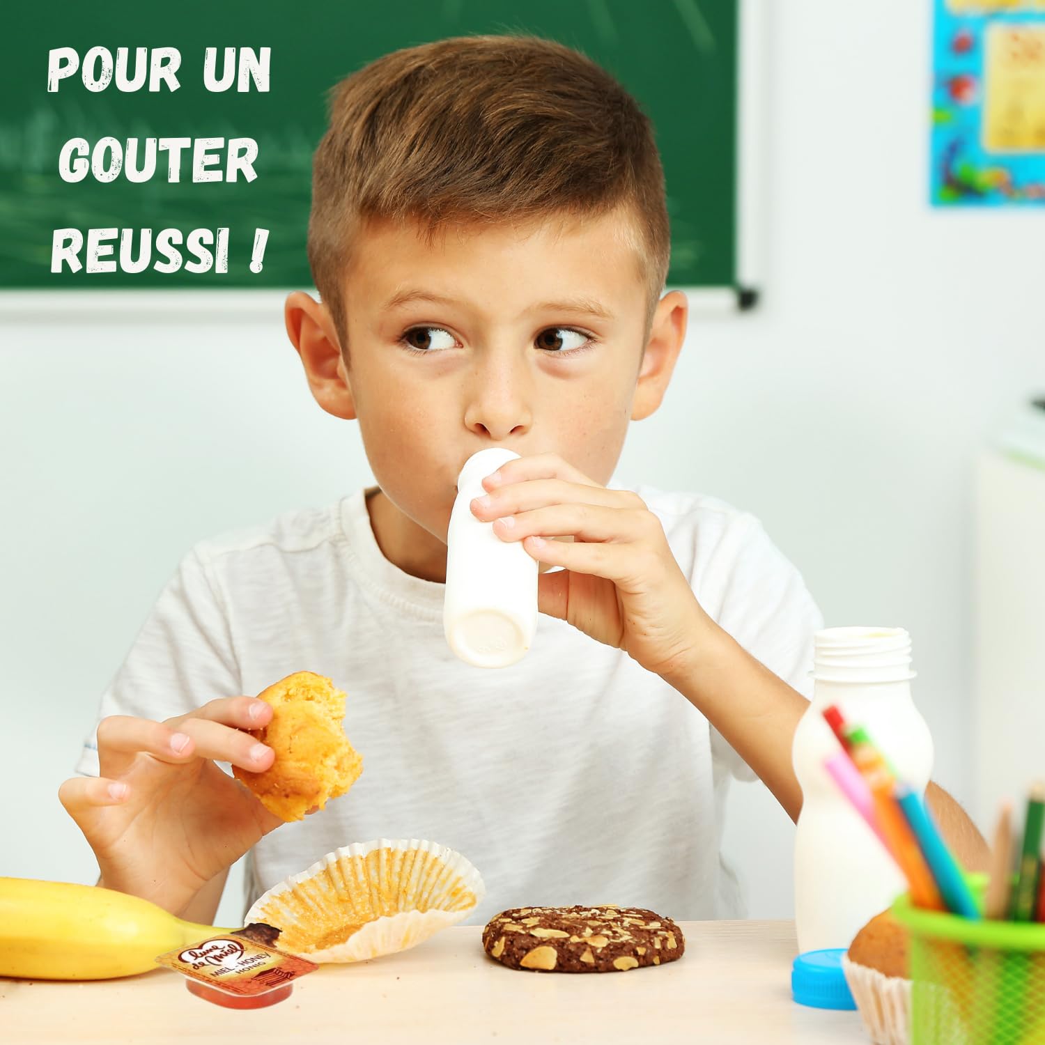 LUNE DE MIEL | 60 Barquettes de miel | Portions Individuelles de 20 grammes