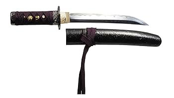 Amazon.co.jp: 模造刀剣 NEU-101PP 懐刀 ~紫糸拵~ 短刀 : ホーム