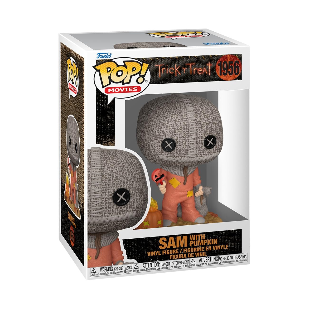 Funko Sammlerfigur – Trick R Treat – Sam mit Kürbis, ca. 9,5 cm hoch