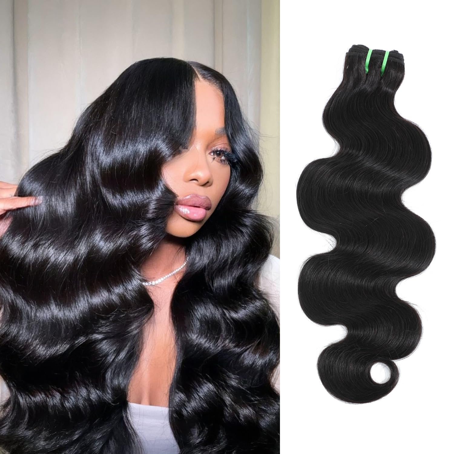 Syrenlore Raw Vietnamese Bundles Human Hair 18 Inch Body Wave Sew In Thick Bundles Unprocessed Raw Vietnamese 100% Real Virgin Human Hair Bundles