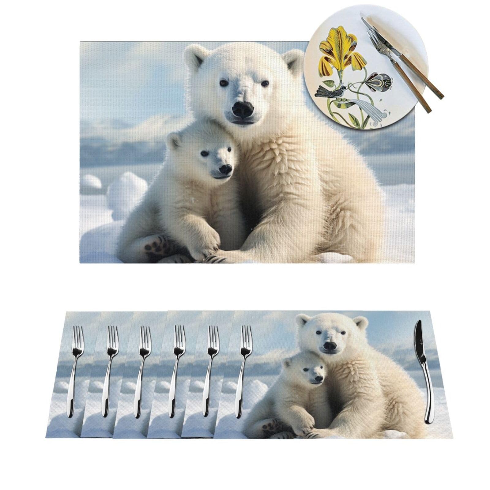 Sets de table résistants à la chaleur et faciles à nettoyer