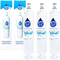 Vista 1 de Paquete de 3 filtros de agua de repuesto para refrigerador Whirlpool W10186668, compatible con cartucho de filtro de agua para refrigerador