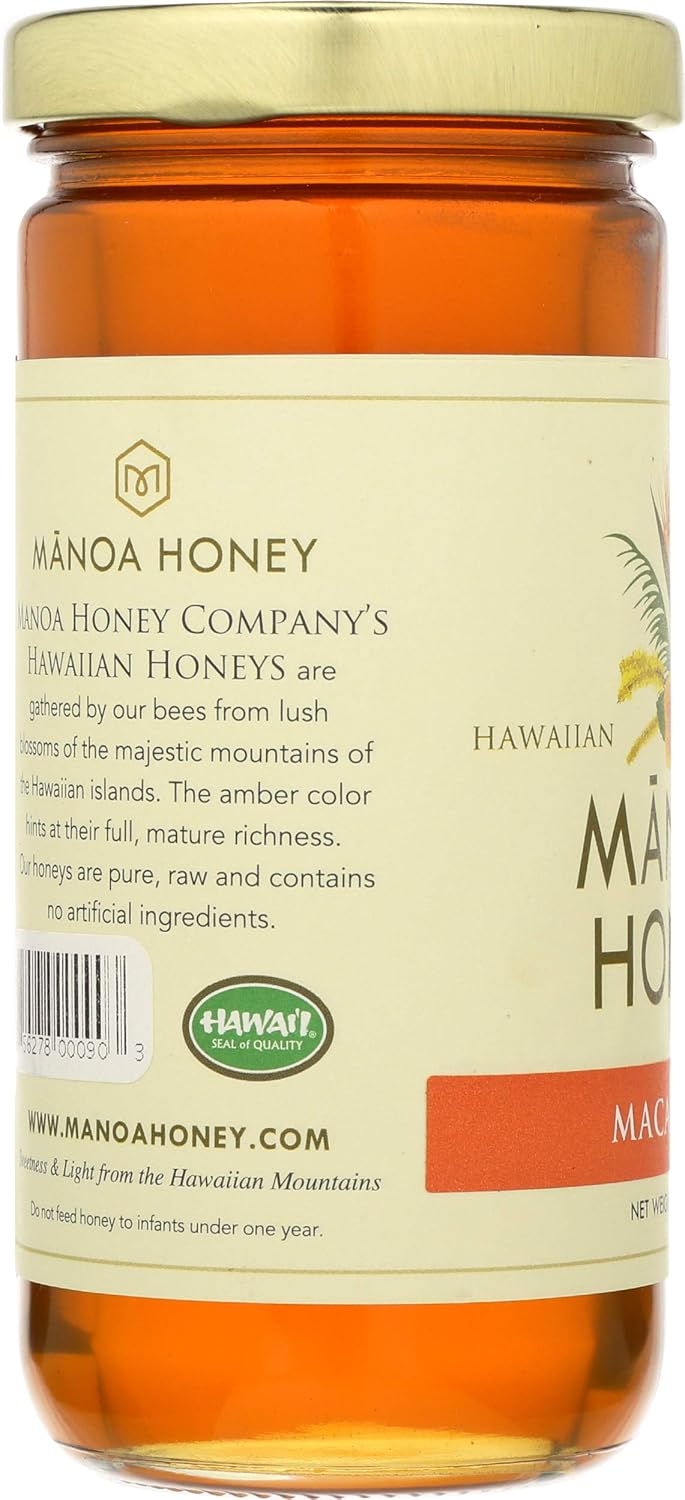 Manoa Honey Company, Macadamia Nut Honey, 12 Ounce