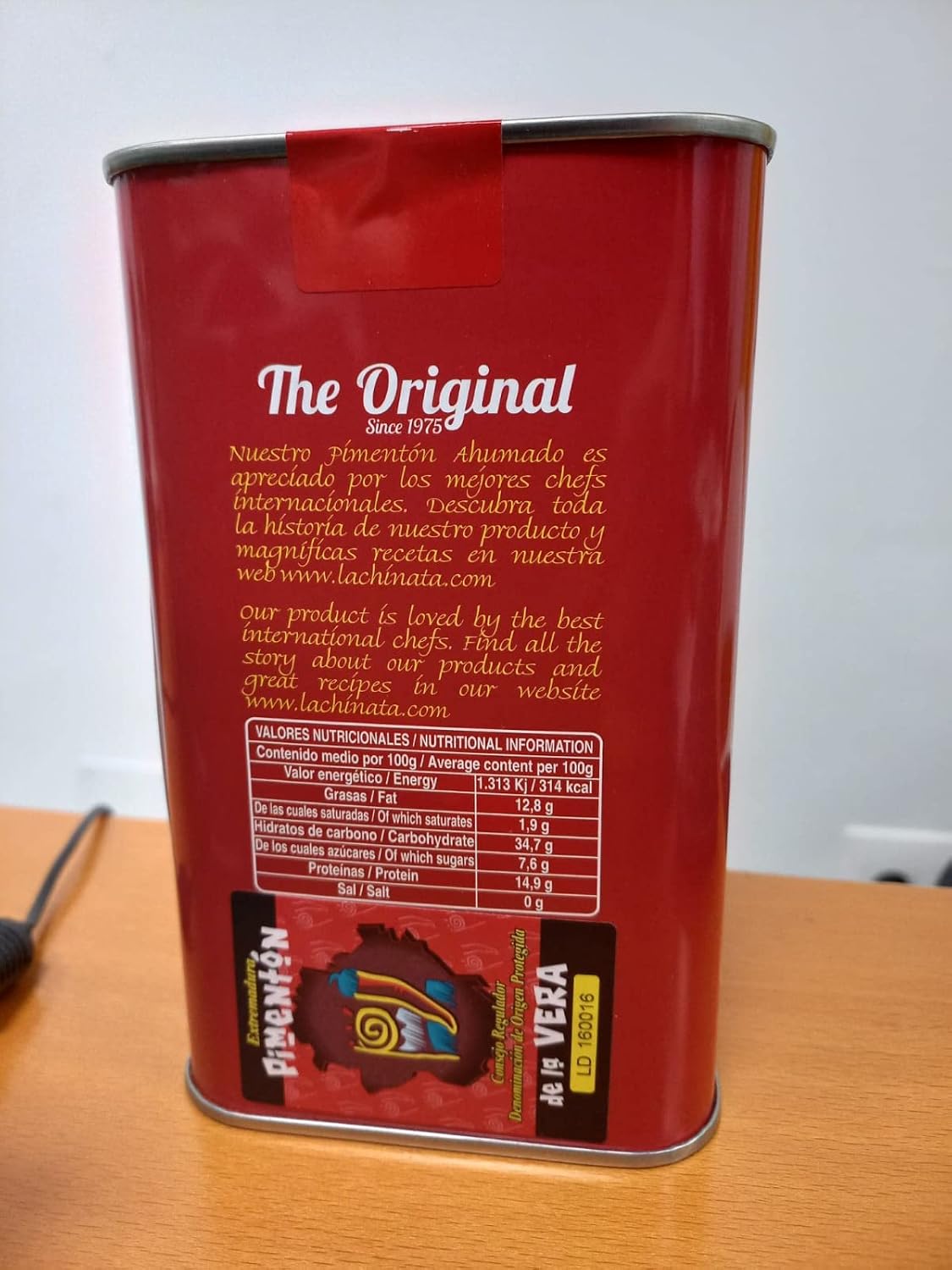 La Chinata Hot Smoked Paprika 750 grams