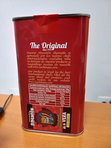 Miniatura 3 de La Chinata. Polvo de pimentón ahumado caliente. Lata de 26.46 oz (1.65 libras).