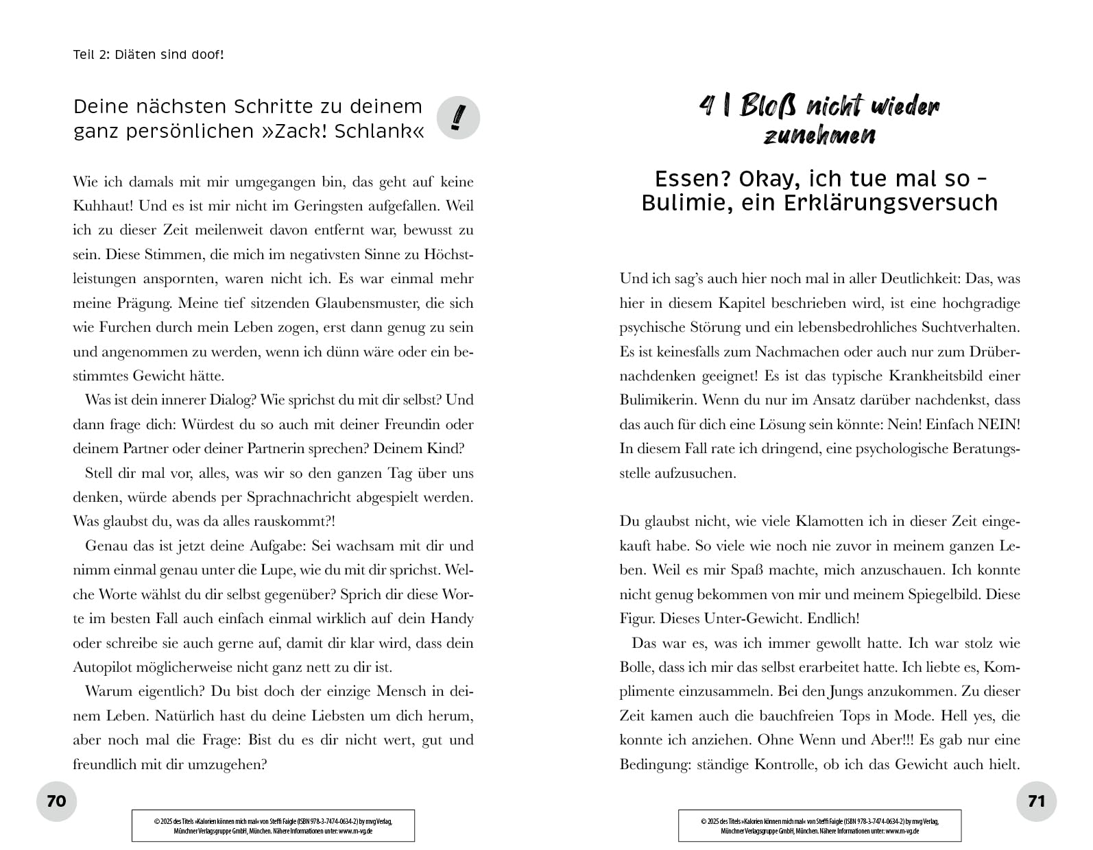 Kalorien können mich mal!: Vergiss die lästigen Abnehmtipps und werde natürlich schlank. Schritt für Schritt zu deiner Wunschfigur | Schluss mit Diäten-Wahn, Jo-Jo-Effekt und Kalorienzählen