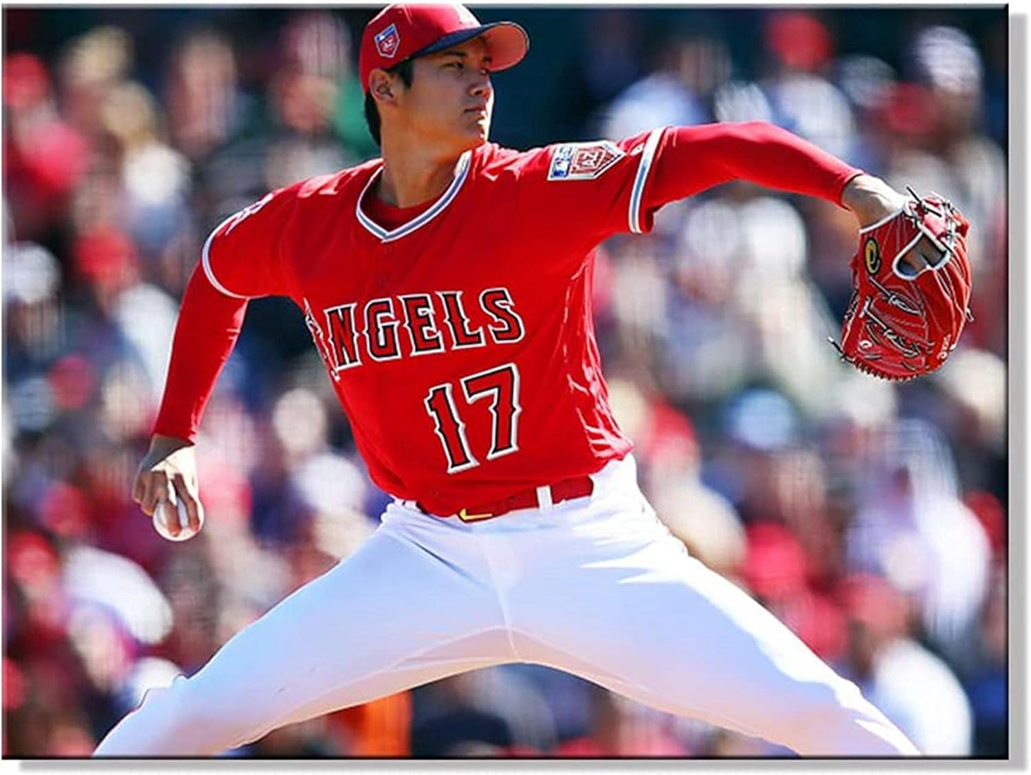 Amazon Co Jp 大谷翔平 グッズ 大谷翔平 ポスター かっこいい 絵画 インテリア おしゃれ モダン アート 部屋飾り 玄関 壁掛け 壁飾り 飾り絵 壁アート 新築祝い 贈り物 木枠付きの完成品 40 50cm R ホーム キッチン