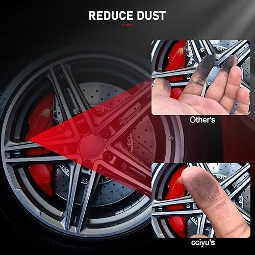 Miniatura 5 de cciyu D853 D873 Pastillas de freno de cerámica delanteras y traseras 8 piezas para Mercedes-Benz CLK3CLK430, 98-99 para Mercedes-Benz E300, 98-02 04