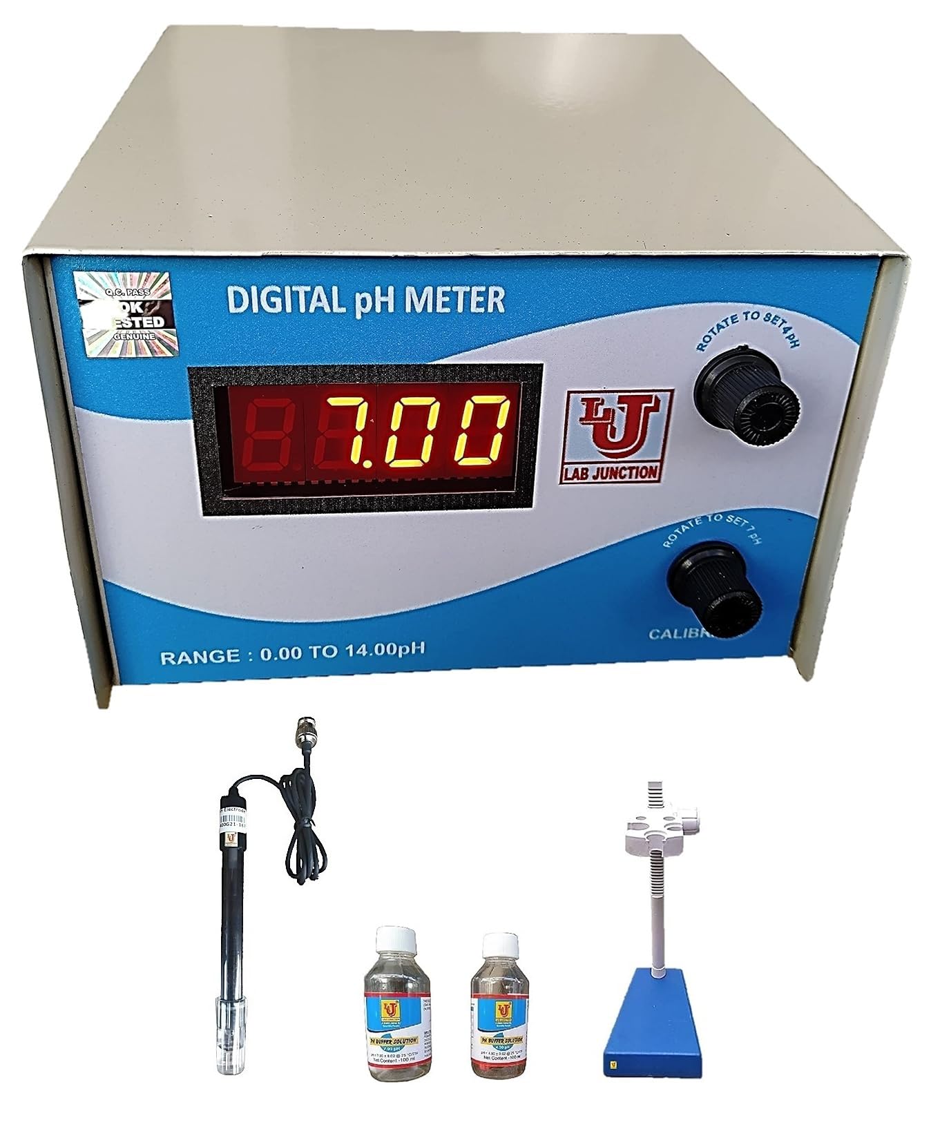 Lab Junction pH Meter,Digital pH Meter MINI 2 POINT CALIBRATION LJ-142 as per Quality Standards (B0B2SGB4RY) Amazon Price History, Amazon Price Tracker