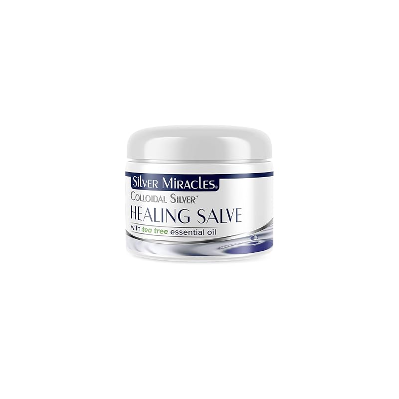 Silver Miracles Pomada de prata coloidal com óleo de tea tree, 28 g