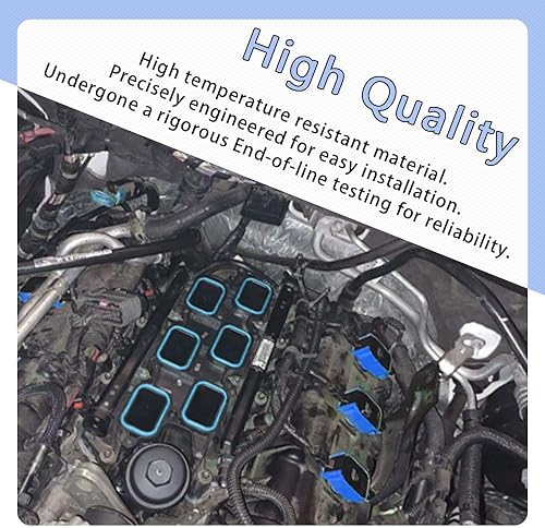 Miniatura 5 de Juego de juntas de sellado de goma del colector de admisión, 5184562AC colector de admisión superior e inferior compatible con Dodge Chrysler Jeep