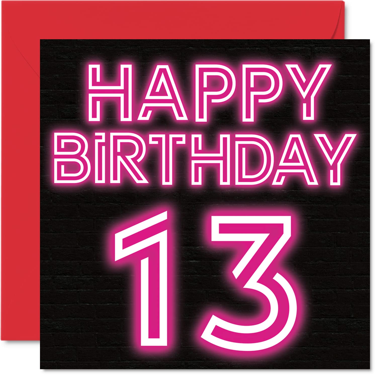 Stuff4 Carte D'anniversaire 12 Ans Pour Filles – Cartes D'anniversaire Pour Fille De 12 Ans, Fille, Sœur, Petite-fille, Cousine, Amie, Nièce, 145 Mm X 145 Mm, 12 Ans