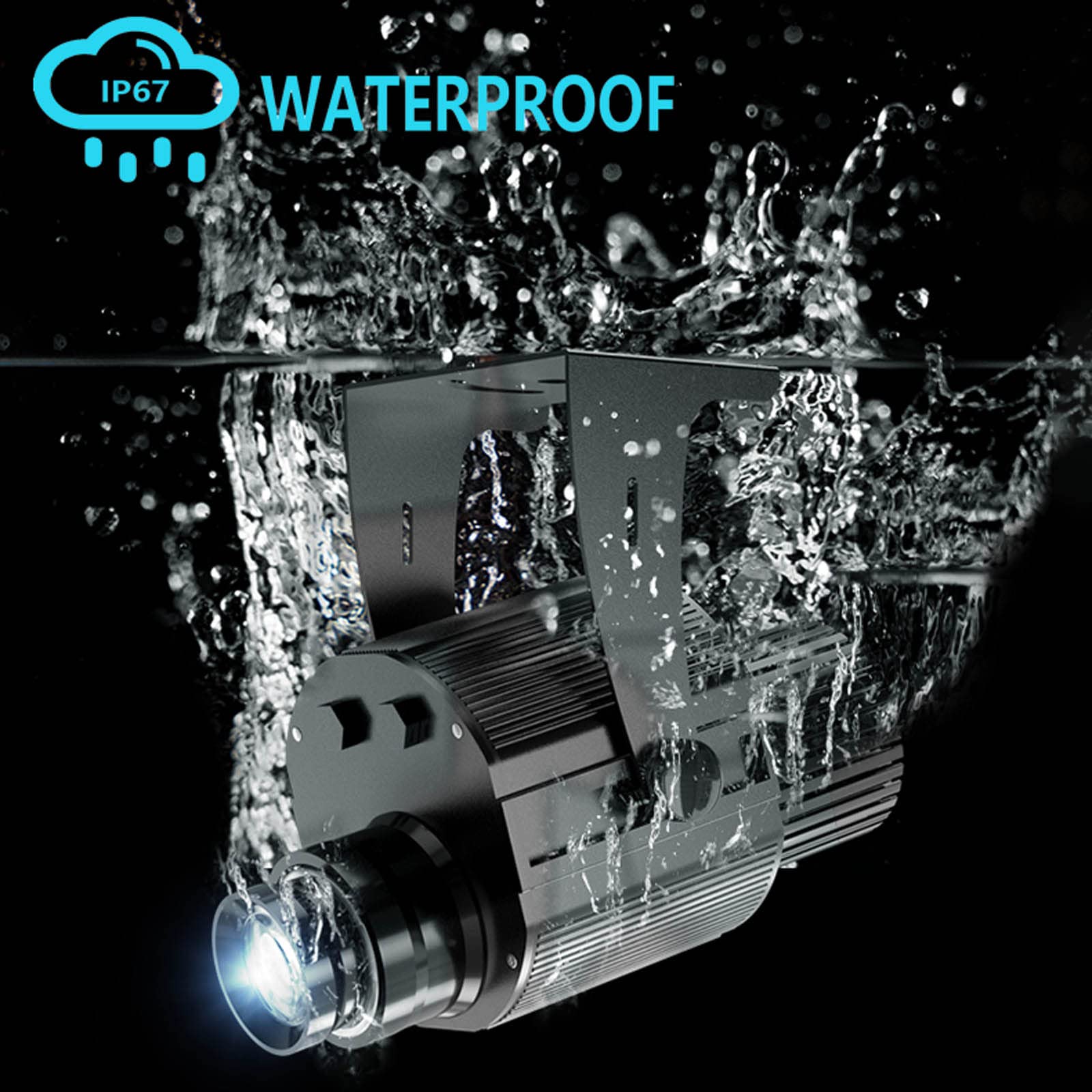 Amazon.co.jp: ロゴ LED プロジェクター、100W屋外の防雨型 LED 広告