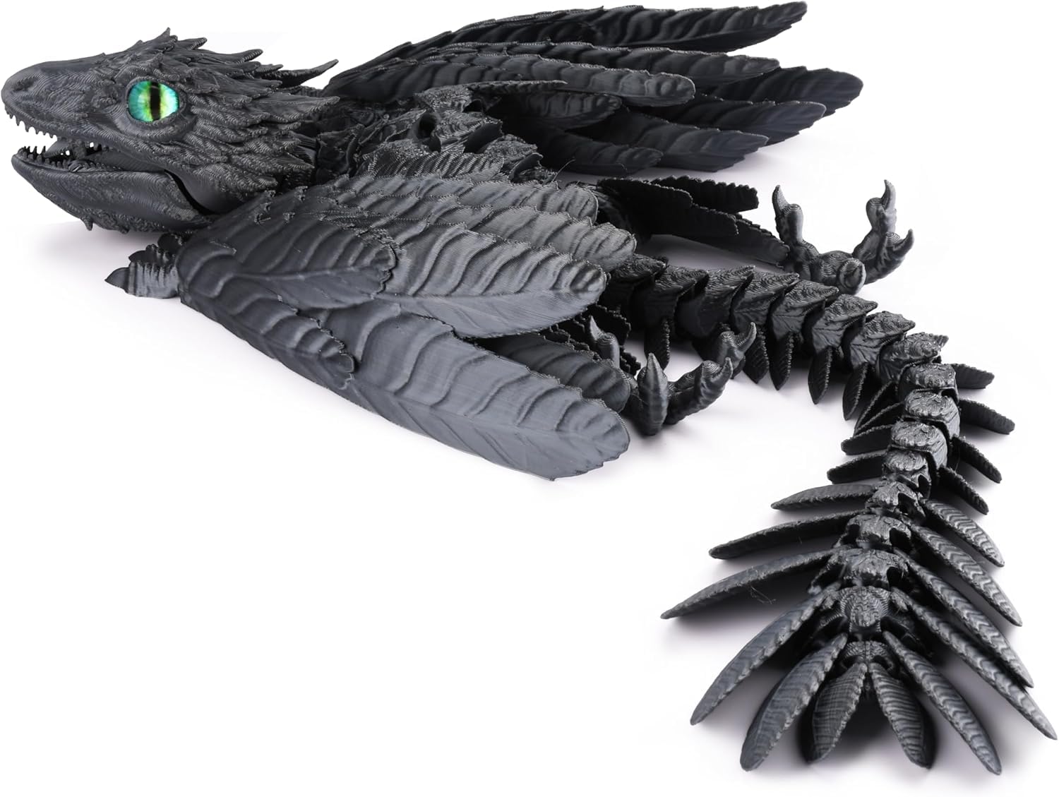 Feathered Wyvern Dragon,3D Printed Dragon, Articulated Dragons with Wings, 3D Printed Toys, Desktop Pet - Perfect for Fantasy Enthusiasts