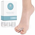 Mind Bodhi Single-Loop Toe Separators 4-Pack: Correcting Bunions and Restoring Toes to Their Original Shape - For Men and Women - Toe Spacers Bunion Corrector - Clear