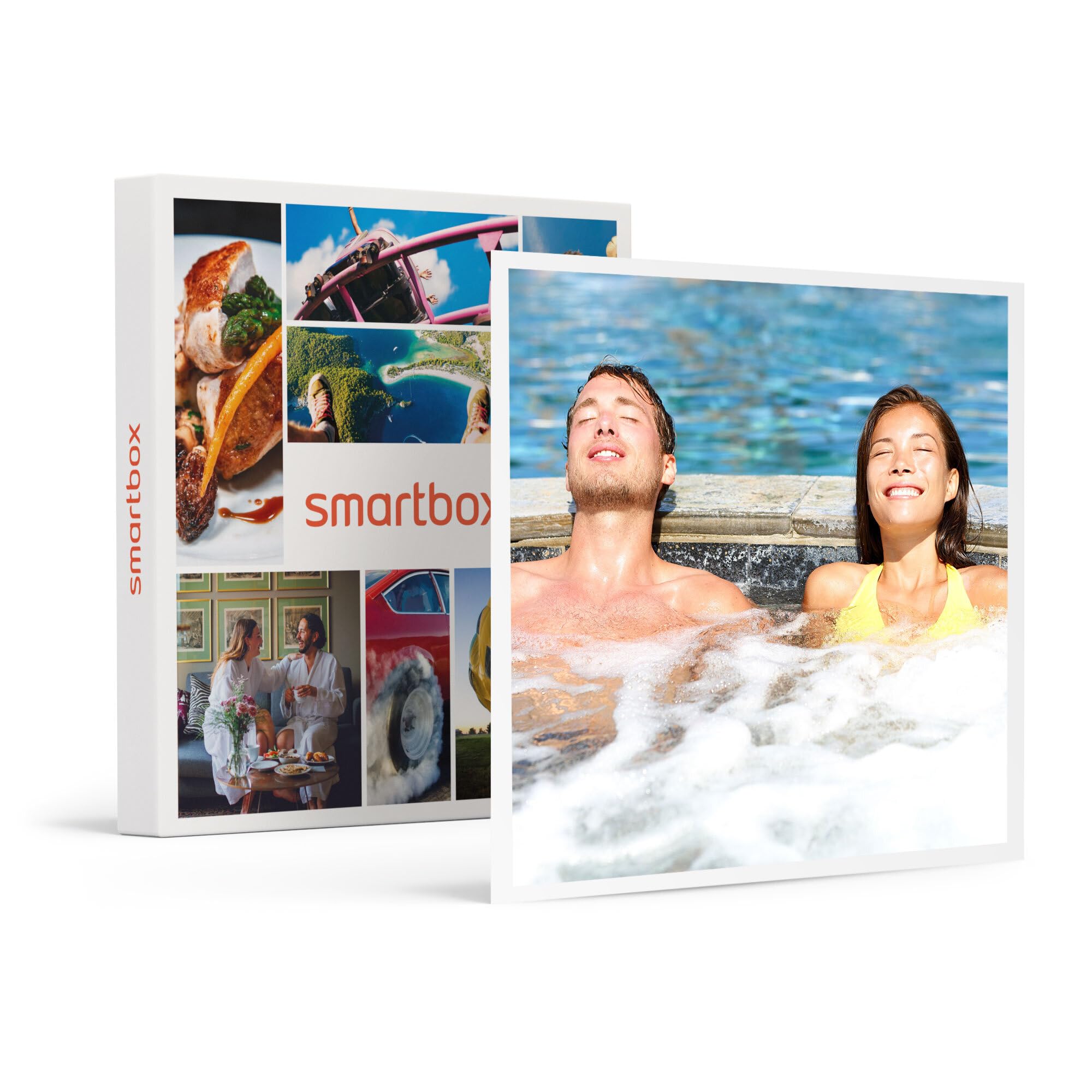 Smartbox - Cofanetto Regalo - Amazon Exclusive Cofanetto Regalo - Fuga tra Lusso e Benessere: 1 Notte in Hotel 4* con Accesso Spa - Idee Regalo Originale