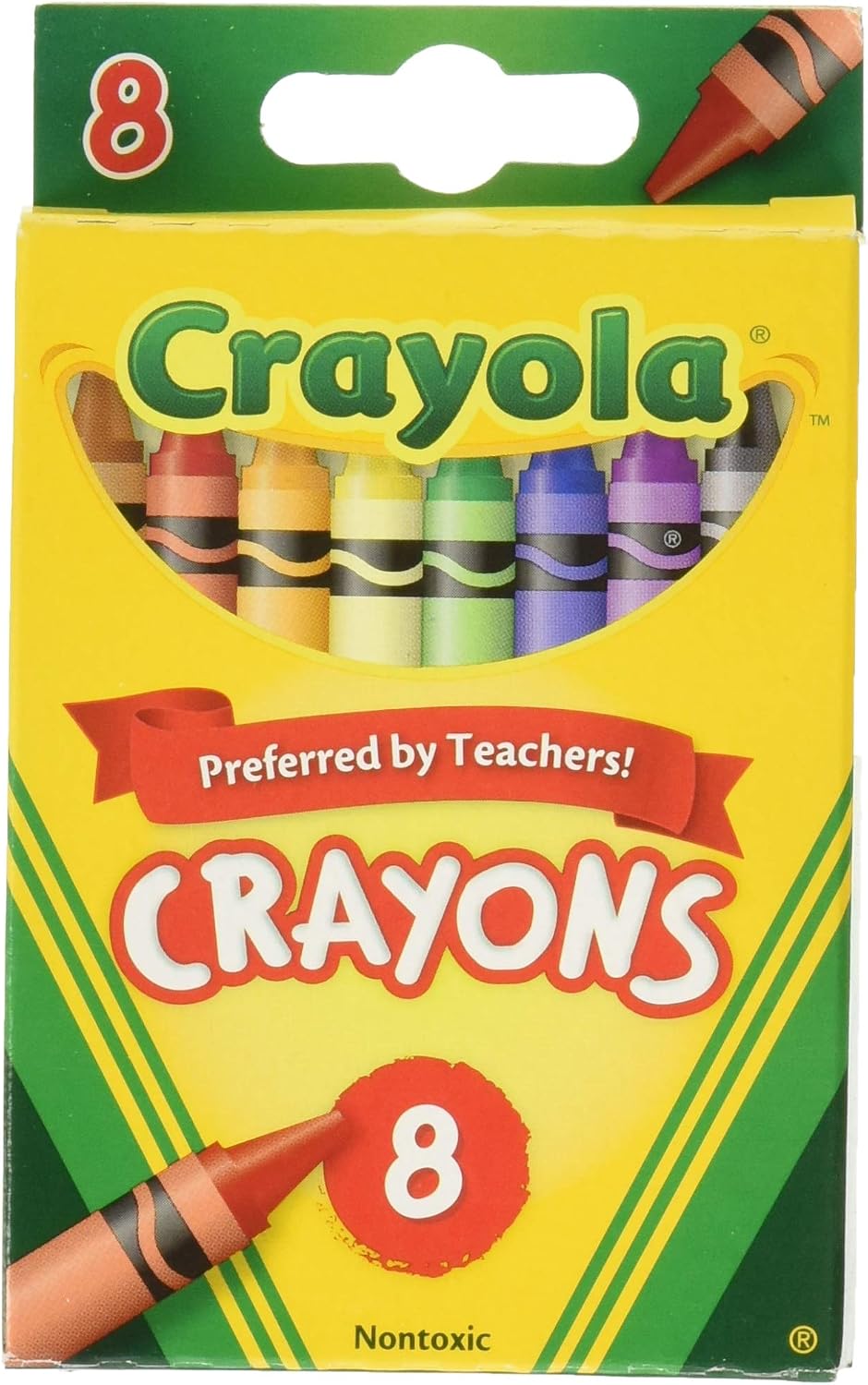 Crayola Crayons,8 Count (3 Pack), Pack of 3, 3 Piece