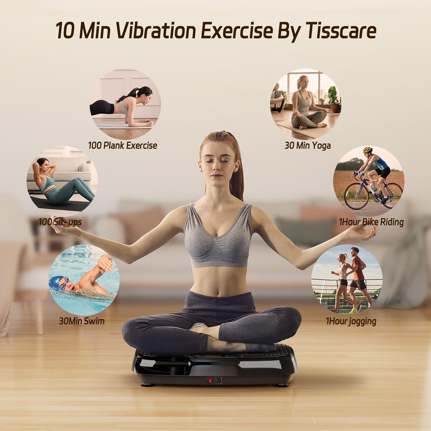 Review Vibration Plate Exercise Machine: Tisscare Weight Loss And